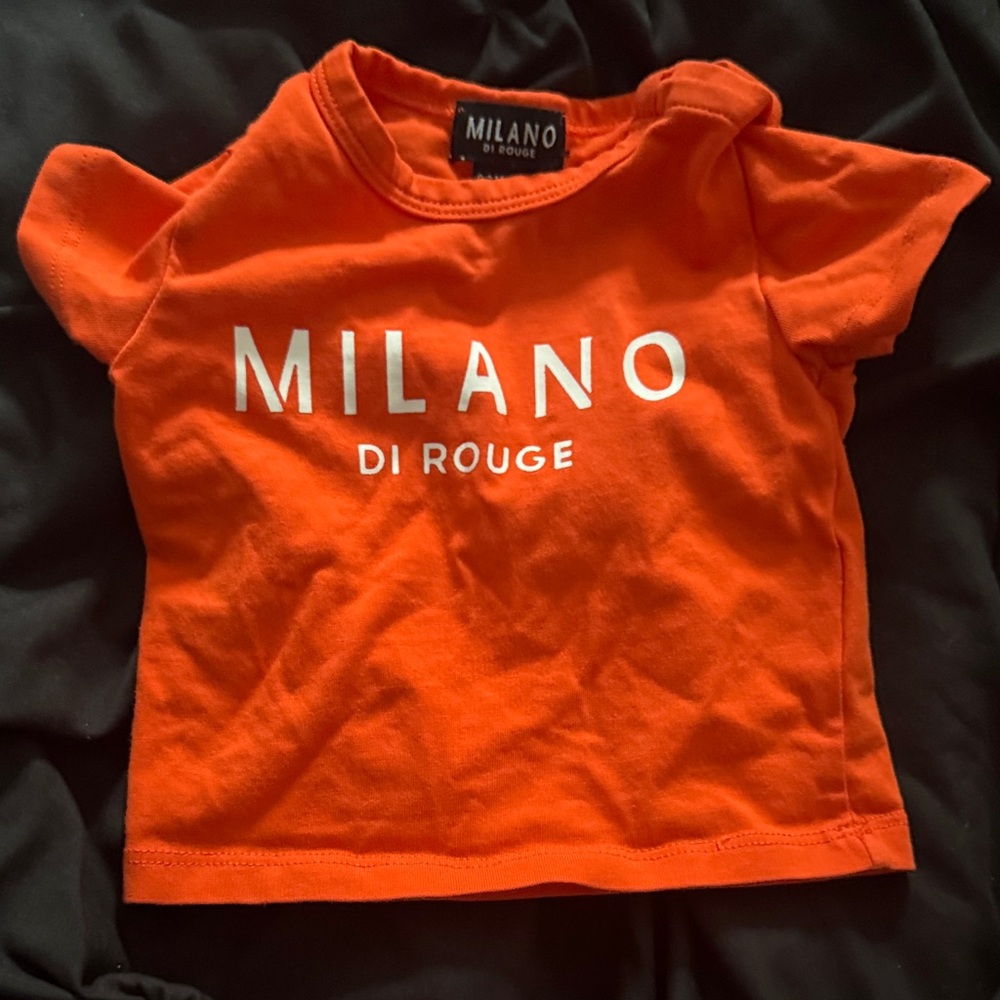 Milano Di Rouge Baby Vibrant Orange Tee